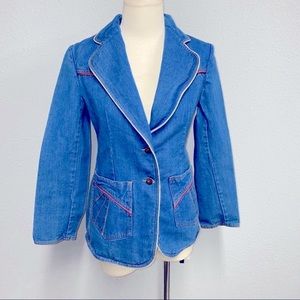 Juniors vtg Jean jacket sz 9